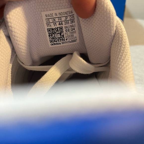 Adidas Superstar Cloud White Blue  Casual Sneakers Men's Shoe Size 11.5 IG9368​​ - Picture 10 of 12